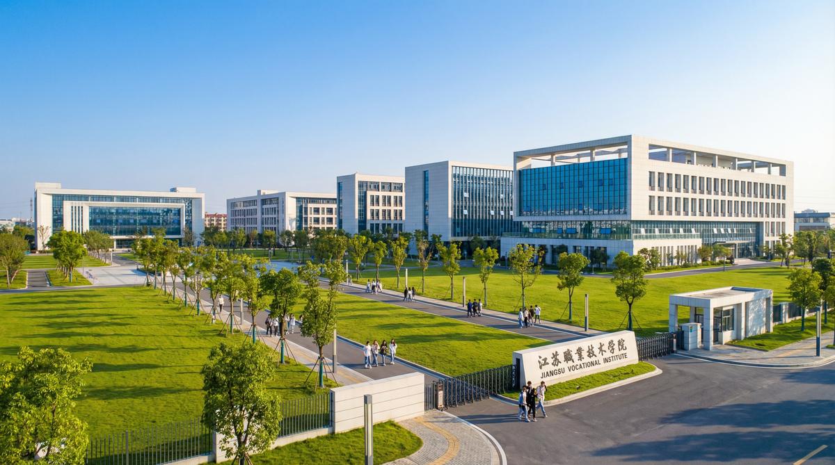 中山职业技术学校校园风景